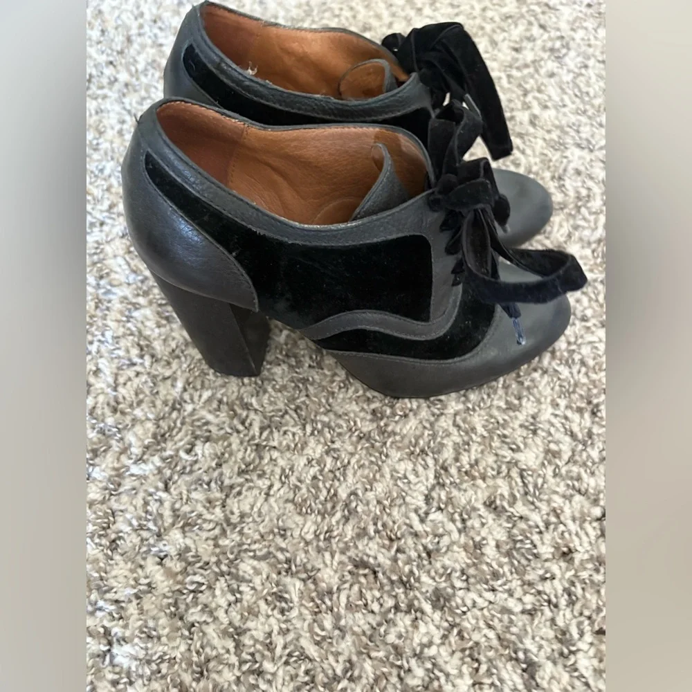 Juicy Couture Black Lace-Up Boots - Picture 2 of 4